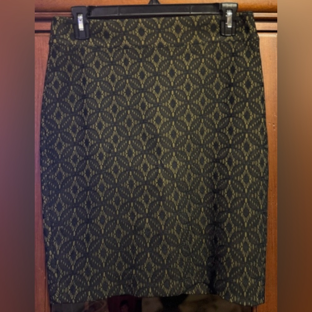 Ann Taylor the Loft Mini Skirt w/back Zipper & Clasp size 2 Like New